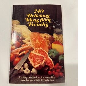 Vintage Delicious Cooking & Baking Cookbook Rita Fitzgerald RT French Co Recipes
